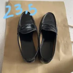 HARUTA ローファー 学生靴 ブラック 23.5cm