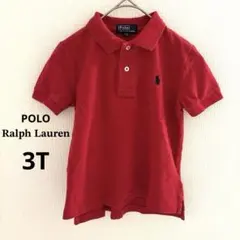 POLO Ralph Lauren ポロシャツ 3T 100 レッド キッズ