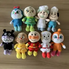 アンパンマン　ぬいぐるみセット