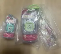 新品未使用品たまごっちセット　カスタムキーリング・おかしなたまごボーロっち3