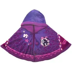 ディズニーランド 公式 ラプンツェル ポンチョ ケープ 防寒 冬