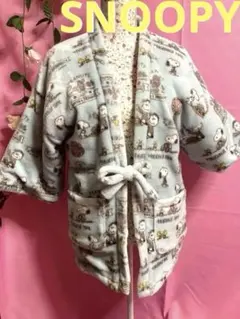 可愛いルームウエア❣️スヌーピーのコミック柄はんてん/半纏／総柄／ティーン〜大人向