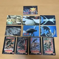 昭和レトロ　カード セット　仮面ライダー、ウルトラマン、ゴジラ、ガメラ ウルトラマン 仮面ライダー カード 8枚セット - メルカリ