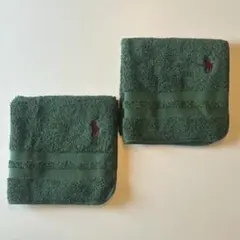 【新品未使用】ラルフローレン　ウォッシュタオル　2枚セット