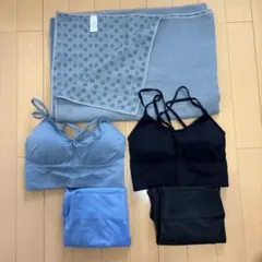 UNIQLO AIRism & GUACTIVE ヨガウェアセット　ヨガマット付