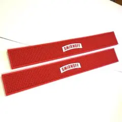SMIRNOFF バーマット レッド2枚　未使用