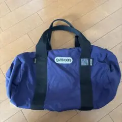 OUTDOOR ネイビー ダッフルバッグ