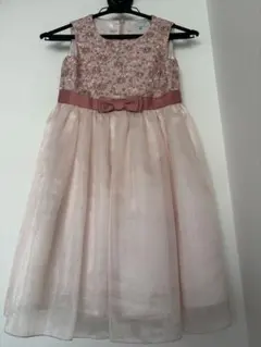 TOCCA ピンク刺繍フォーマルドレス ワンピース