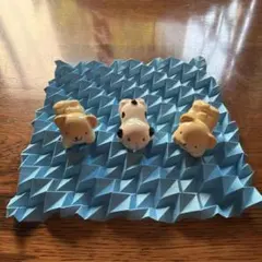 くまちゃんとワンちゃんの箸置き　3個セット