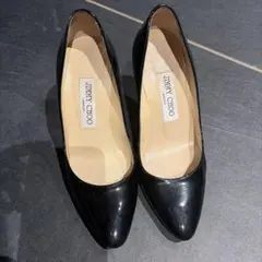 JIMMY CHOO ブラック ハイヒール　9センチヒール