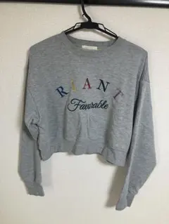 ショート丈 スウェット