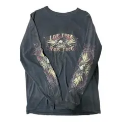 00s ロンＴ 鬼フェードブラック 古着 値下げ交渉⭕️