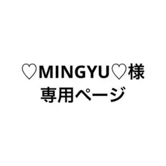 ♡MINGYU♡様専用ページ