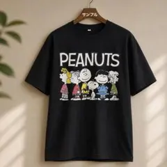 PEANUTS 半袖Tシャツ ブラックＬサイズ