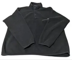 【美品】patagonia XXL オールブラック シンチラスナップt
