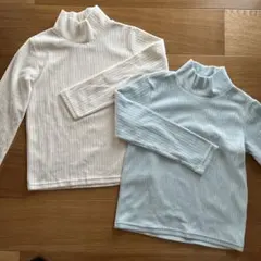 UNIQLO ハイネック フリースT 140cm 2枚セット