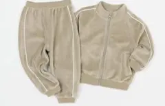 【未使用】プティマイン　ベロア　ジャージセットアップ　110