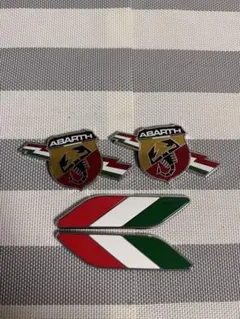 ABARTH エンブレム 2個七宝焼ボルト式 - メルカリ