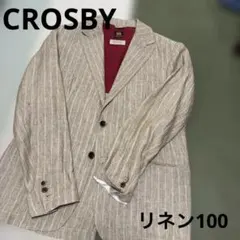 希少CROSBY☆クロスビー☆リネンテーラードJK☆花柄ボタン50のサムネイル