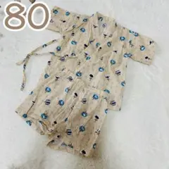 ベビー甚平 /和風柄/80㎝/お祭り/夏