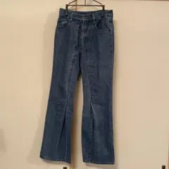 リリーブラウン lily brownフレアデニム ブルー パンツのサムネイル
