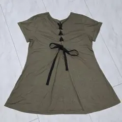 one way Tシャツ リボン グリーンのサムネイル