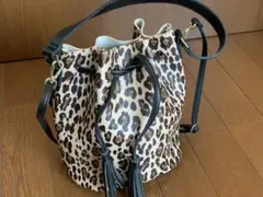 BEAMS ショルダーバッグ　レオパード