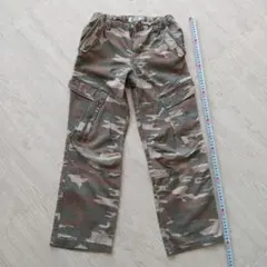 迷彩 カーゴパンツ 長ズボン 140cm