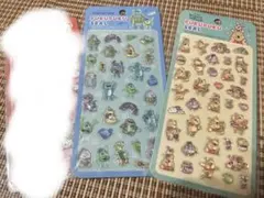 【国内正規品】ディズニーPUKUPUKU シール 2枚セット