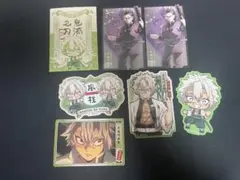 鬼滅の刃　不死川実弥　不死川玄弥　カード　シール