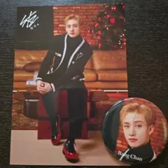 Straykids Bang Chan 缶バッチ&トレーディングカード
