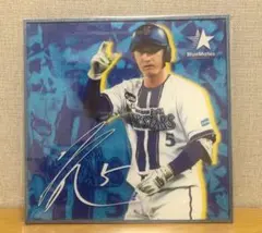 【#5松尾汐恩選手】ベイスターズ ファンクラブ アクリルラメ色紙