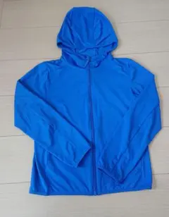 UNIQLO エアリズム パーカー 140 青
