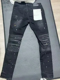 ダメージデニム ブラック