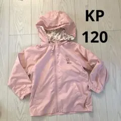 ウサギ刺繍付きリバーシブルジャケット 120cm ピンク