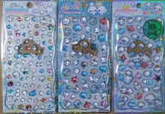 【シール】ジュエルプチドロップステッカー あわわちゃん 3枚セット 正規品