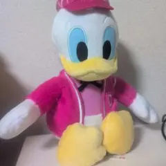 ドナルドダック ぬいぐるみ ピンクジャケット