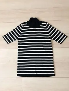 rukkilill ボーダーリブニットのサムネイル