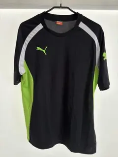 PUMA プーマ Tシャツ 半袖 ブラック グリーン スポーツウェア