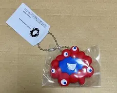 ミャクミャク　ラバー立体ボールチェーン　ミャクミャク顔