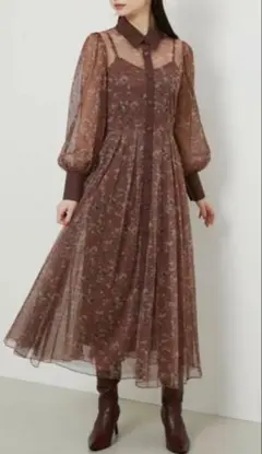 riendaロングドレスワンピース