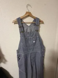 Lee リー DUNGAREES ヒッコリー オーバーオール　Lのサムネイル