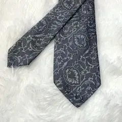 【極美品】Dominique France グレー　ネクタイ　フランス製