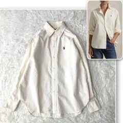 24年製 美品✨ポロバイラルフローレン オーバーサイズフィット シャツ ポニー