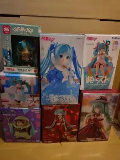※6/16まで※【初音ミク】プライズフィギュア７点セットまとめ売り