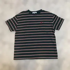 U.S. POLO ASSN. ストライプ 半袖Tシャツ Fサイズ