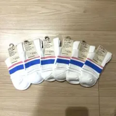 ローソン　無印良品　ショートソックス 6足セット 25-27cm
