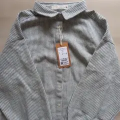 Heart Market ストライプ 長袖シャツ　チュニック　ワンピース