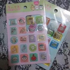 ちいかわ ぷくっとシールクリア 2枚セット