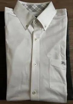 や*ま様 Burberry black label ボタンダウン　半袖シャツ